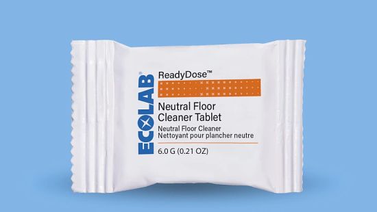A photo of the ReadyDose Neutral Floor Cleaner Tablet packet